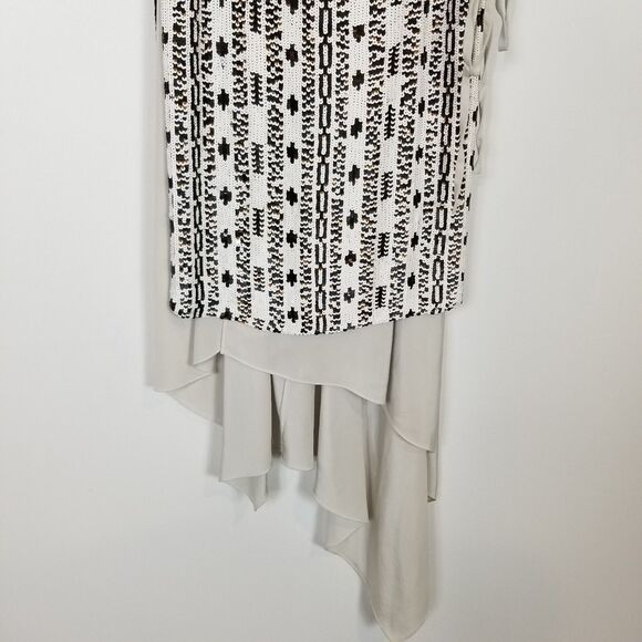 3.1 Phillip Lim Bohemian Sequin Dress Sz 2 White Copper Party Event Designer - Picture 4 of 13